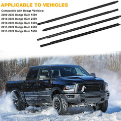 Gledewen rear right weatherstrip seal blocking rain and debris