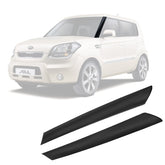 Gledewen left front A-pillar trim with gloss black finish for Kia Soul 2010-2013.