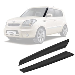 Gledewen left front A-pillar trim with gloss black finish for Kia Soul 2010-2013.