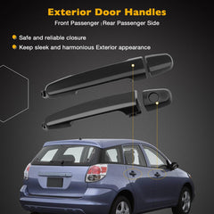 Gledewen exterior door handle rear view for Prius 04-09, smooth operation.