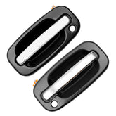 Gledewen front-right chrome exterior door handle with keyhole for easy entry