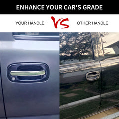 Gledewen chrome plating detail on exterior handles for enhanced gloss