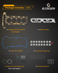 Gledewen water pump gear with gasket enables proper cooling flow