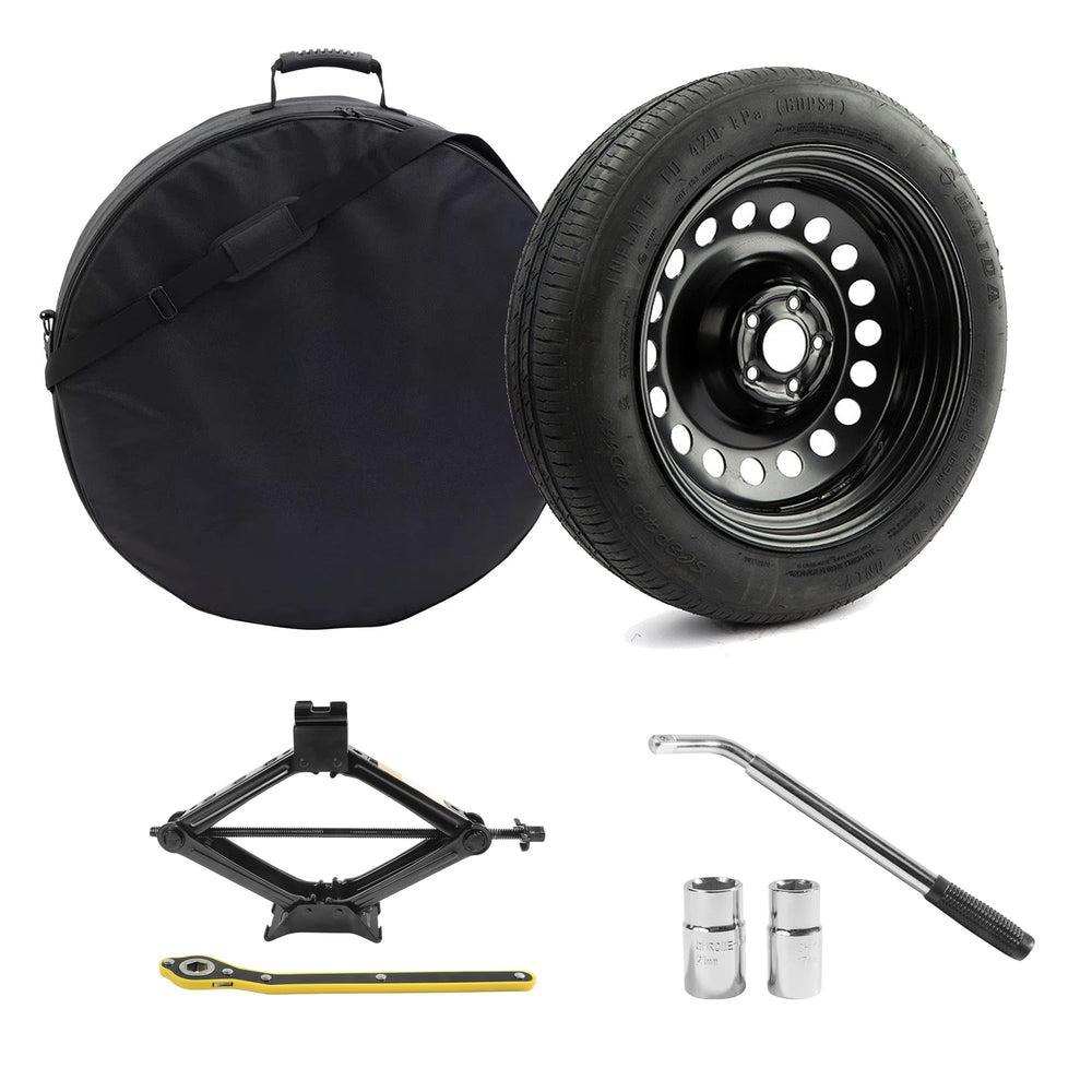 Gleyi spare tire kit for 2016-2026 Pacifica with 18x4 rim, ready for emergencies.
