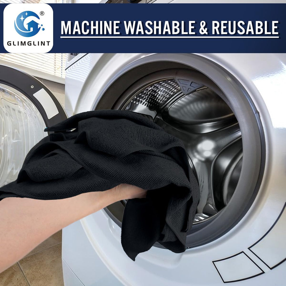 GLIMGLINT multi-use towels for car interiors and appliances without streaks