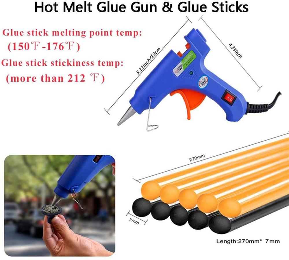 GLISTON dent removal kit complete assembly for efficient DIY repairs at home.
