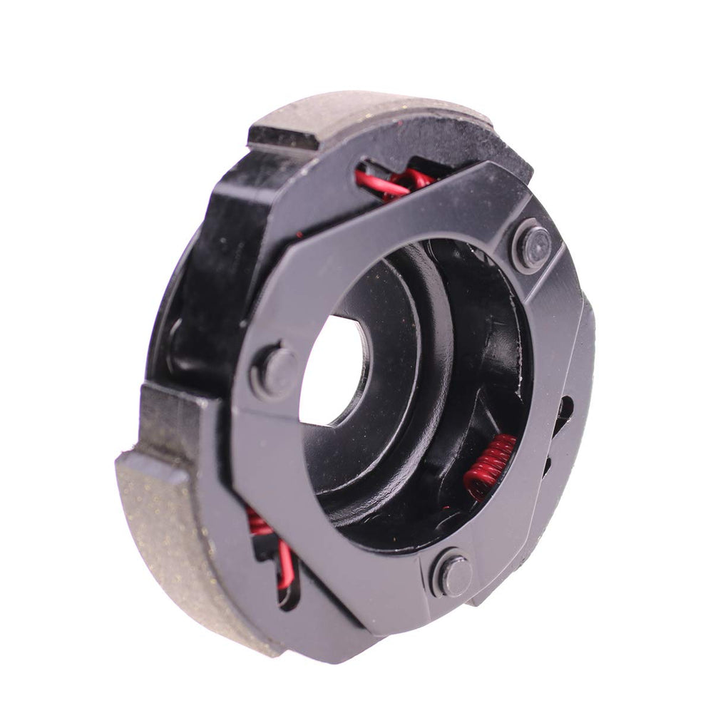 Glixal clutch shoe close-up shows durable friction surface for reliable engagement.