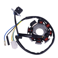 Glixal stator bolt holes measurements for precise mounting.