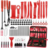 GLK 248pcs trim removal tool set with ergonomic blue handles for auto interiors.