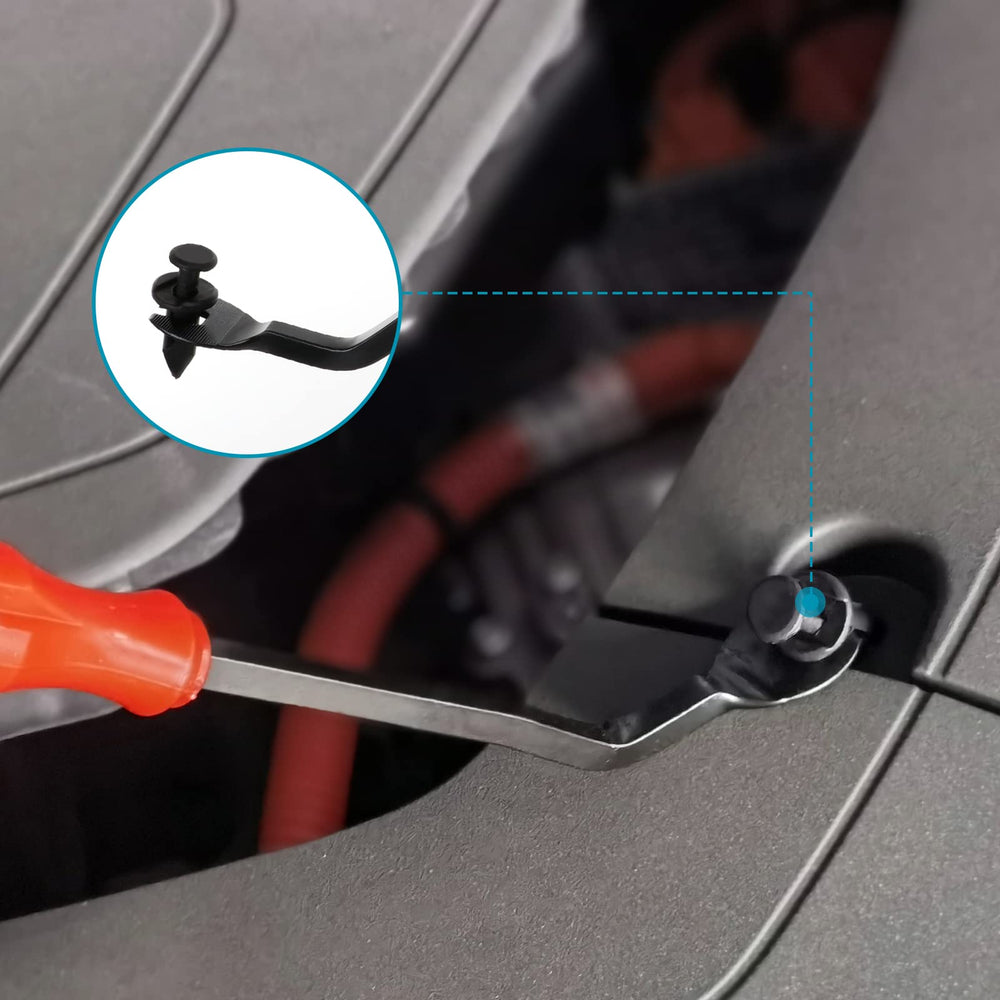 GLK car clips storage box keeps fasteners organized.