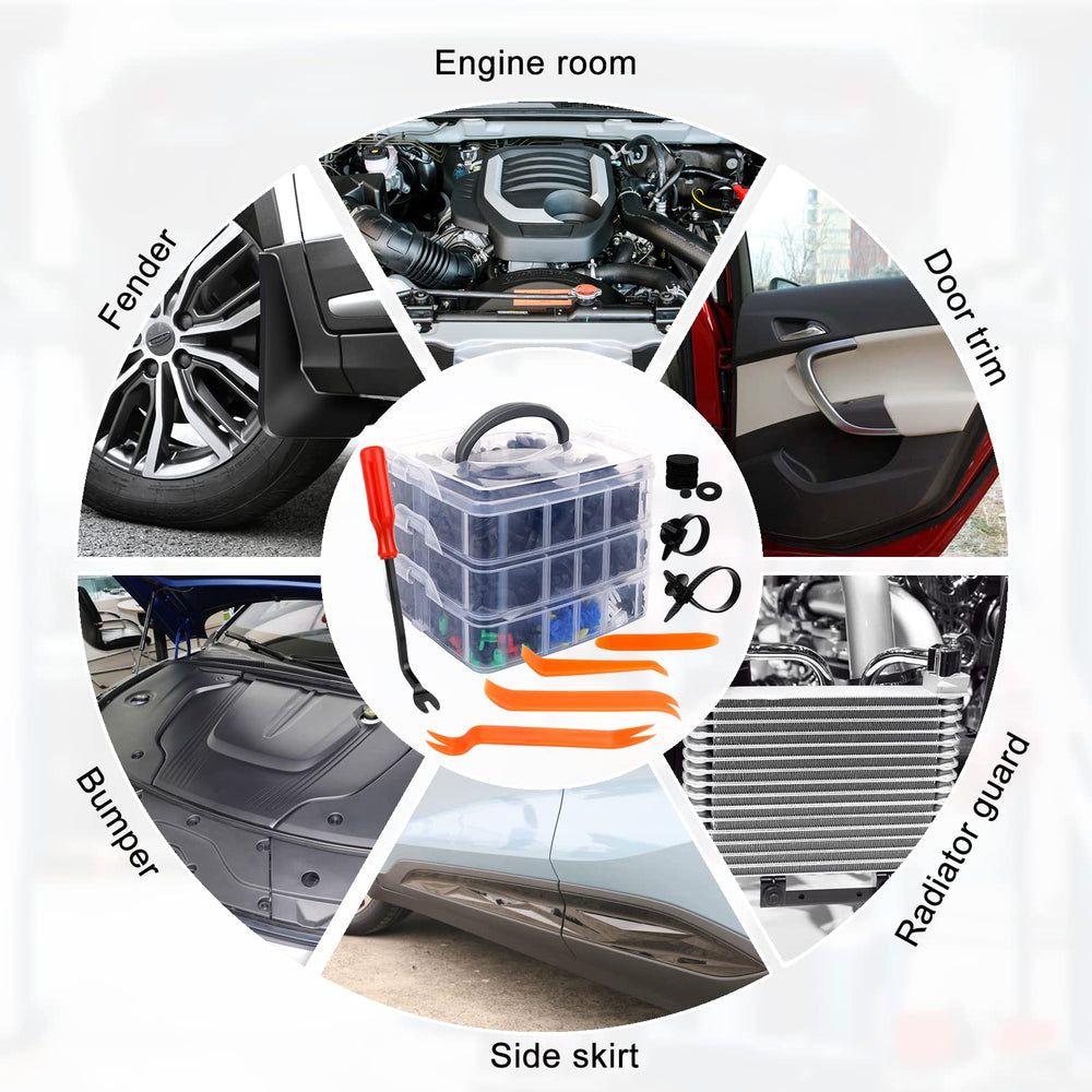 GLK compatible clip kit for Toyota, GM, Ford, Honda vehicles.