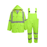 Global Glove FrogWear GLO-8000 front view in neon yellow for high visibility.