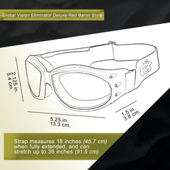 Global Vision Eliminator Deluxe dark-lens goggles for daytime visibility and scratch resistance.