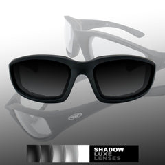 Global Vision Kickback black frame highlighting durable, stable construction