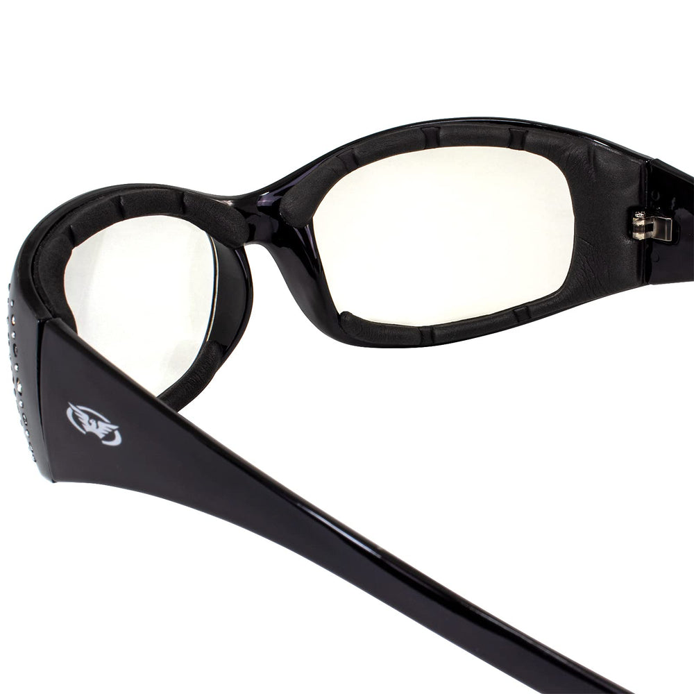Global Vision Marilyn 2 Plus clear-lens option for daytime visibility.