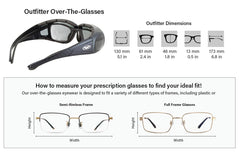 Global Vision Outfitter anti-fog coating keeps lenses clear during humid or high-speed rides.
