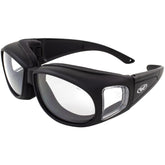 Global Vision Outfitter over-prescription glasses provide a comfortable fit over eyewear for riding.