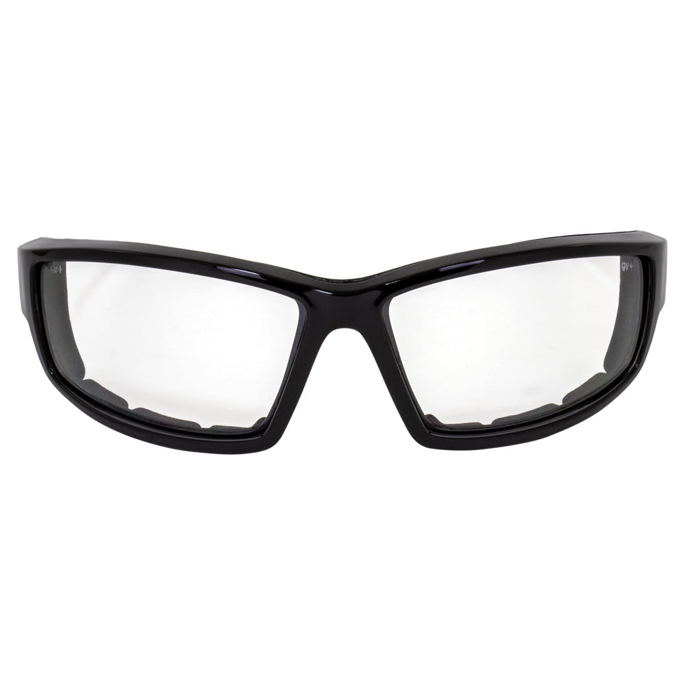 Global Vision Sly polycarbonate lenses provide impact resistance for rugged outdoor use.