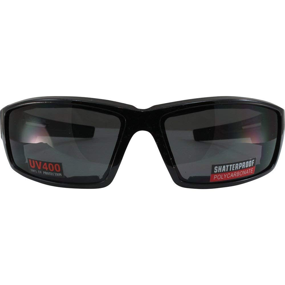Global Vision Sly sunglasses with yellow lens for enhanced contrast on bright days.