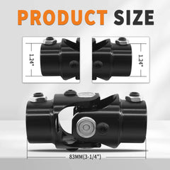 GLOCRORET U-Joint with needle roller bearing for reduced friction