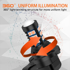 GLOFE 9005-9006 HB3 HB4 LED pair for fog and DRL upgrades