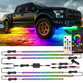 Glowlendra RGB-IC underglow 61in strip left for bold vehicle styling