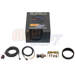 GlowShift 100 PSI oil pressure range supports real-time engine monitoring.