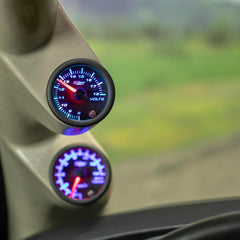 GlowShift volt gauge multi-color display to match dashboard lighting