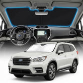 GLSBRCAO Ascent sun shade cover fits precisely, protecting the dash and interior.