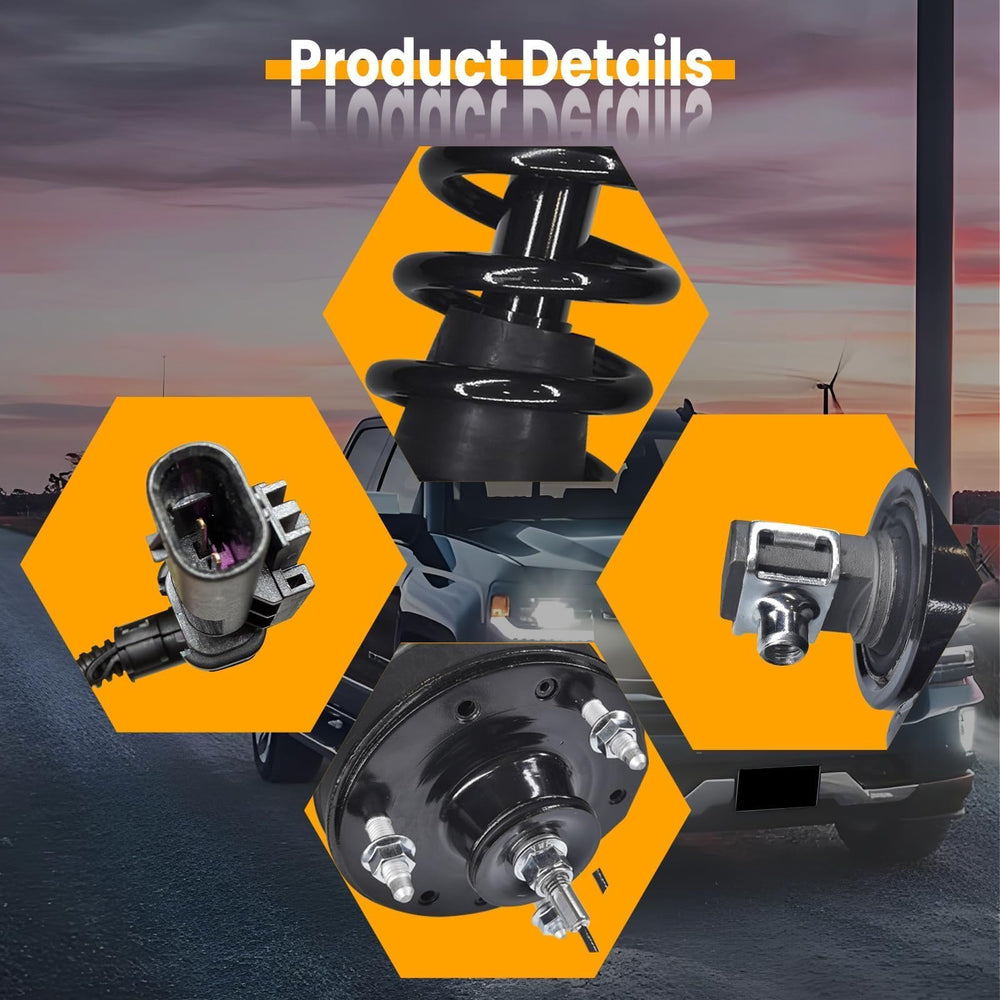 Gluebar front suspension replacement kit for improved ride