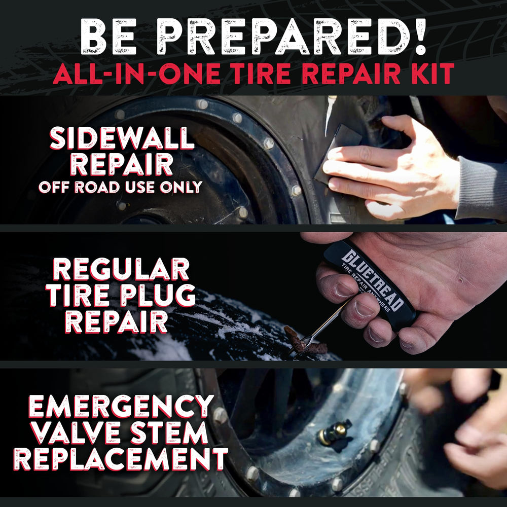 Gluetread Colby emergency valve stem for reliable on-trail valve repairs.