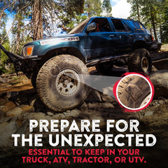 GlueTread kit in action on rough terrain