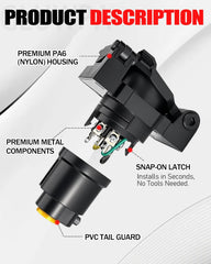 GLUWPA mounting bracket keeps wiring neat and secure on your vehicle