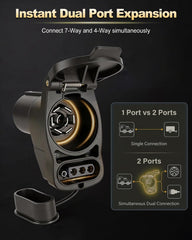GLUWPA Multi Tow side view highlighting rugged nylon housing for durability.