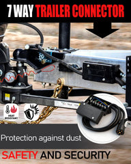 GLUWPA 8ft extension cord keeps wires organized during installation.