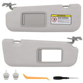 GlymXia elantra sun visor left with leather-textured surface for easy cleaning and interior protection.