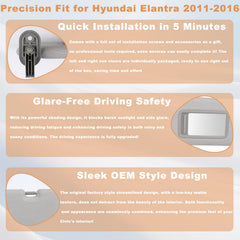 GlymXia elantra visor screws for durable mounting and reliable alignment.