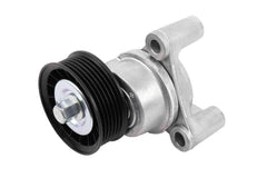GM Genuine Parts 12609719 drive belt tensioner front view maintains proper belt tension for smooth operation.