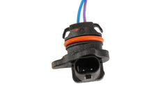 GM Genuine Parts 12681015 closeup of connector on oil pump flow control solenoid wire for secure installation