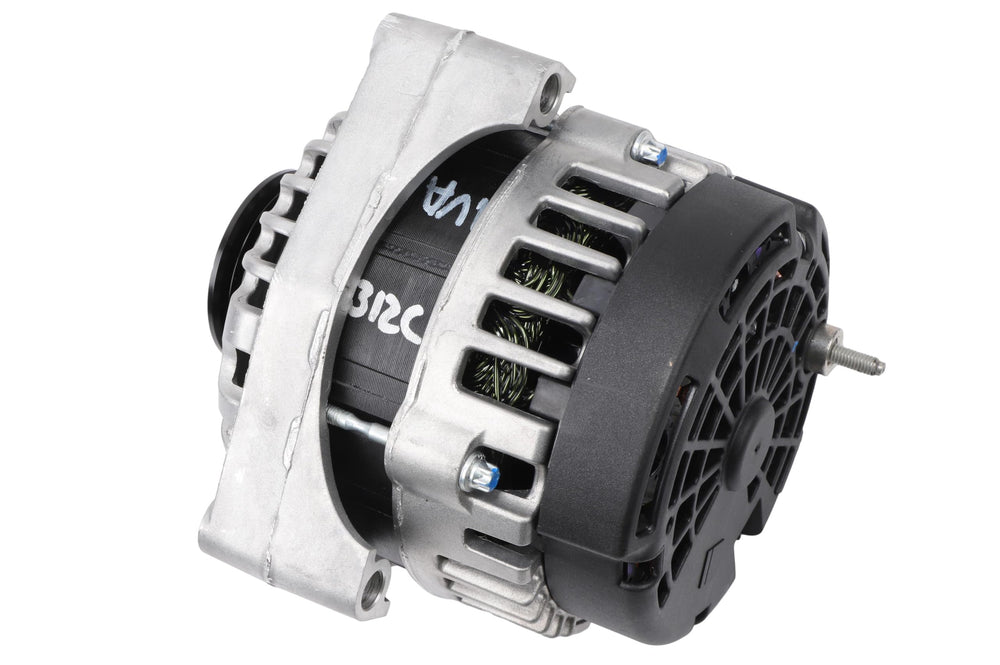 GM Genuine Parts 20881337 alternator close-up wiring highlighting robust electrical connections
