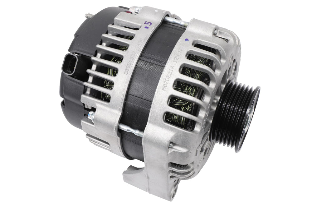 GM Genuine Parts 20881337 alternator front view showing OE-grade build for reliable power