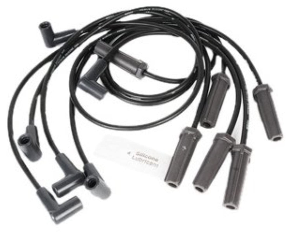 GM Genuine Parts 746DD spark plug wire set close-up highlighting durable ignition wiring