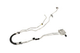 GM Genuine Parts 85724972 oil cooler hose assembly, under-hood view, supports steady engine oil cooling.