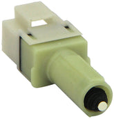 GM Genuine Parts D1556J brake light switch front view showing connector for reliable signaling