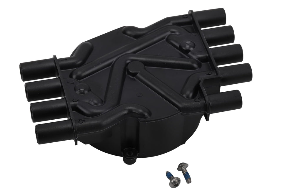 GM Genuine Parts D329A distributor cap top view showing precise fit and durable construction.
