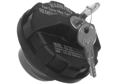 GM Genuine Parts GT139L locking fuel cap close-up showing secure seal and theft deterrence