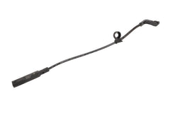 GM Genuine Parts rear disc brake pad wear sensor shown from the side, ready for installation.