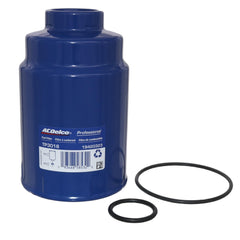 GM Genuine Parts TP3018 fuel filter kit close-up showing filtration for cleaner fuel delivery.