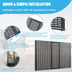 GMINCO pet-friendly screen guard helps prevent scratching and pawing.