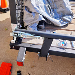 GMKD spring-loaded safety latch provides secure attachment during travel.